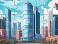 Spel Jigsaw Puzzle: City Buildings