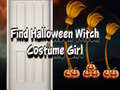Spel Find Halloween Witch Costume Girl