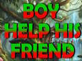 Spel Boy Help His Friend