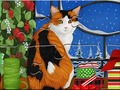 Spel Jigsaw Puzzle: Christmas Cat