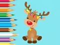 Spel Coloring Book: Cute Christmas Reindeer
