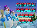 Spel Christmas Snowman Garden Escape