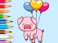 Spel Coloring Book: Balloon Pig
