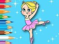 Spel Coloring Book: Ballet Girl