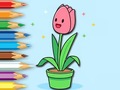 Spel Coloring Book: A Bunch Of Tulips