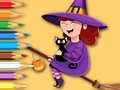 Spel Coloring Book: Trainee Witch
