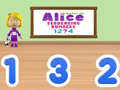 Spel World of Alice  Sequencing Numbers