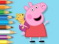 Spel Coloring Book: Peppa With Toy Bear