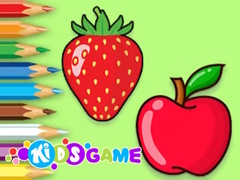 Spel Coloring Book: Apple And Strawberry