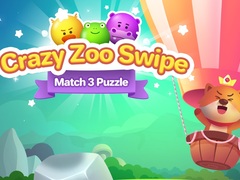 Spel Crazy Zoo Swipe Match 3 Puzzle