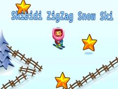 Spel Skibidi ZigZag Snow Ski
