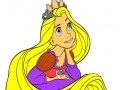 Spel Princess Has a Long Hair Coloring