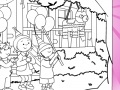 Spel Caillou Online Coloring Game