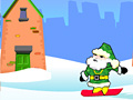 Spel Santa Snowboarding