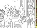Spel Simpson Online Coloring Game