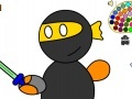 Spel Mini ninja coloring