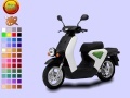 Spel Black Scooter Coloring 