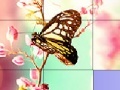 Spel Pink butterflies slide puzzle