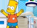 Spel Bart Simpson at the doctor