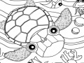Spel Rosy Coloring: Turtle and Friends