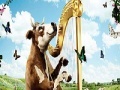 Spel Cow and Harp: Slide Puzzle