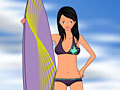Spel Surfer Girl Dress Up