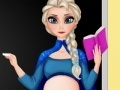 Spel Pregnant Elsa. School teacher