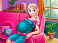Spel Pregnant Elsa Baby Birth