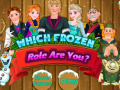 Spel Which Frozen Role Are You