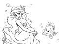Spel Mermaid: Coloring For Kids