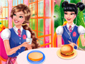 Spel Princesses Burger Cooking