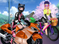 Spel Sisters Motorcycle Vs Bike