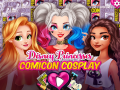 Spel Disney Princesses Comicon Cosplay