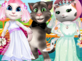 Spel White Kittens Bride Contest