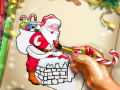 Spel Santa Christmas Coloring