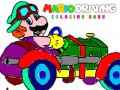 Spel Mario Driving Coloring Book