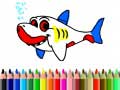 Spel Back To School: Shark Coloring Book