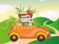 Spel Bunnies Driving Cars Match 3