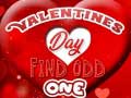 Spel Valentines Day Find Odd One