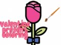 Spel Valentine Present Coloring