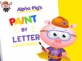 Spel Alpha Pig's Paint By Letter