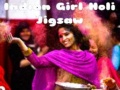 Spel Indian Girl Holi Jigsaw