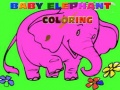 Spel Baby Elephant Coloring