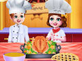 Spel Chef Twins Thanksgiving Dinner Cooking