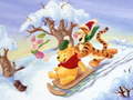 Spel Winnie the Pooh Christmas Jigsaw Puzzle 2