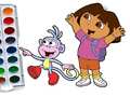 Spel Dora The Explorer Coloring Book