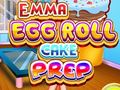 Spel Emma Egg Roll Cake Prep
