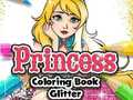 Spel Princess Coloring Book Glitter