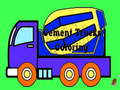 Spel Cement Trucks Coloring