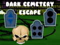 Spel Dark Cemetery Escape